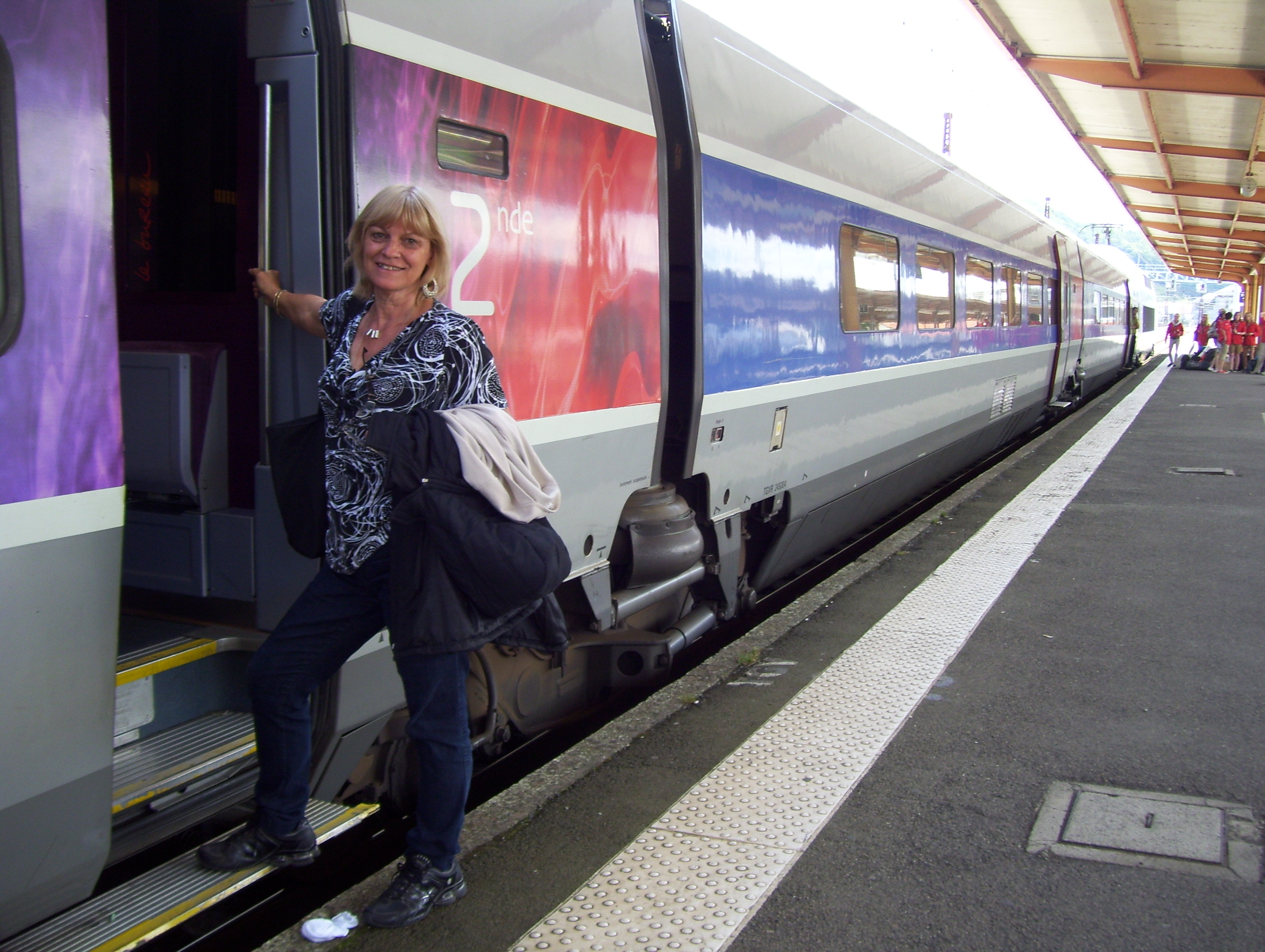  TGV en ´Gare Montparnasse, rumbo a Lourdes